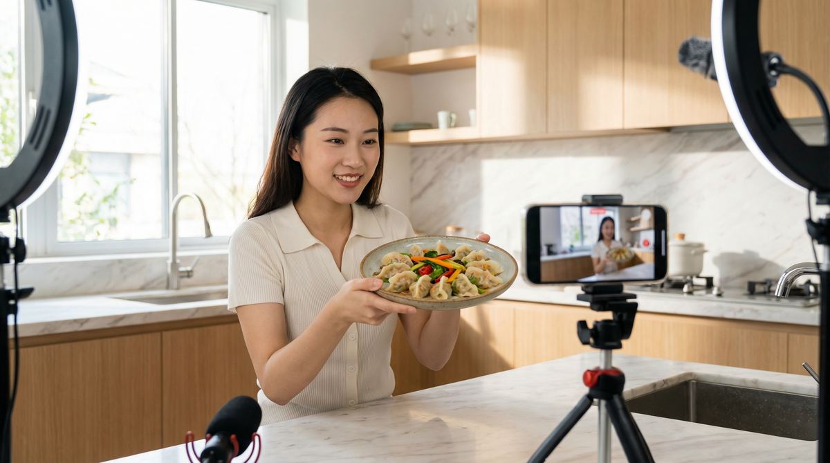 福利姬美食探店视频